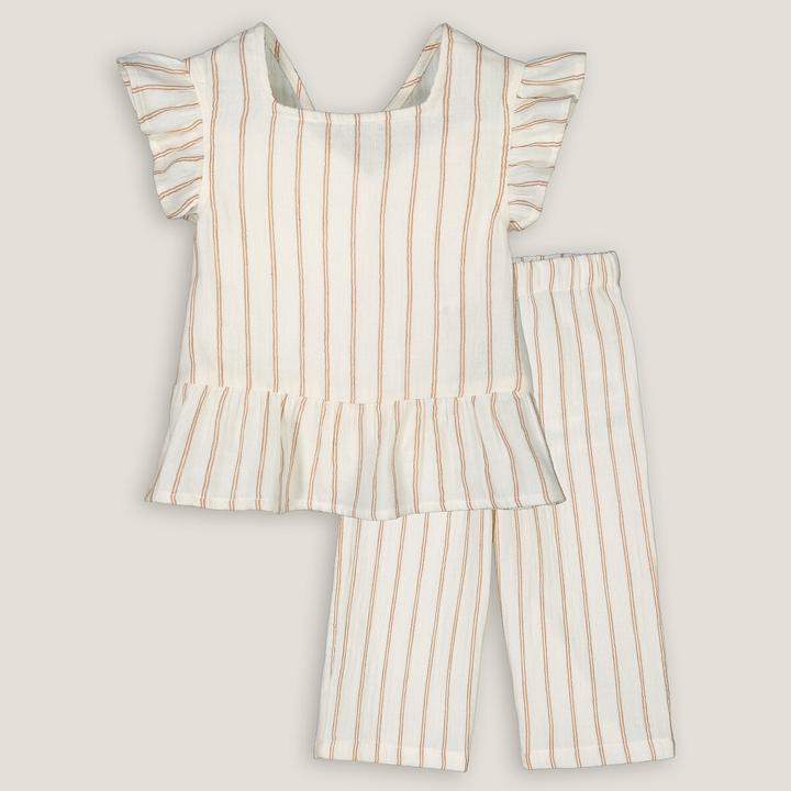 Image du produit La Redoute Collections Ensemble chemisier et pantalon (74)