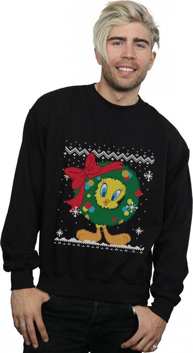 Immagine prodotto Looney Tunes Tweety Pie Christmas Fair Isle Felpa Uomo (XXL)