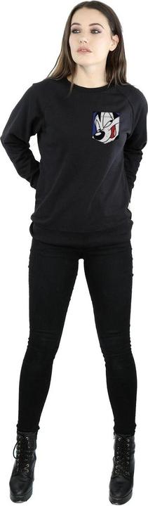 Produktbild Looney Tunes Pepe Le Pew Face Faux Pocket Sweatshirt (XXL)