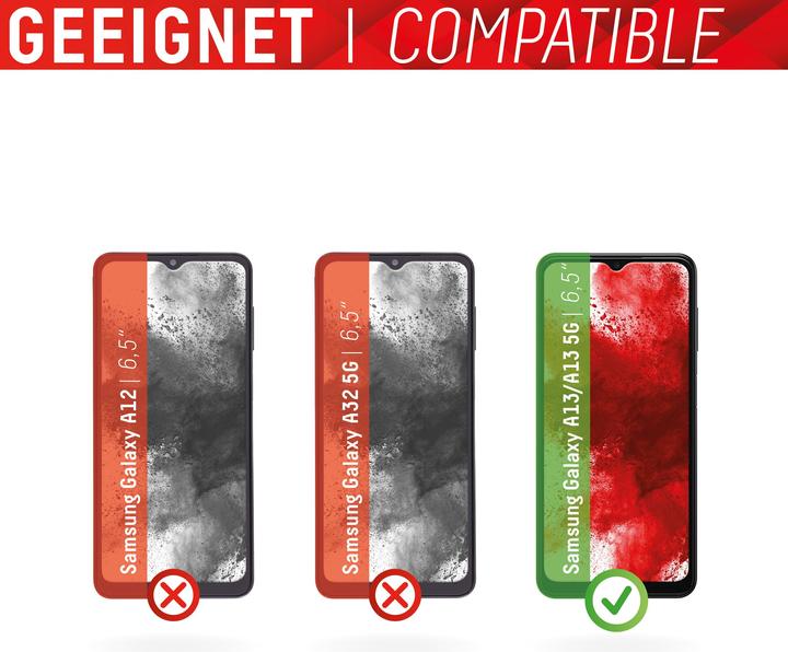Actual product image Displex Real Glass, 2D Panzerglas (1 Piece, Samsung Galaxy A13 5G)