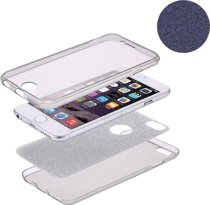 Produktbild König Design Apple iPhone 6 / 6s Hülle Case Handy Cover Schutz Tasche 360 Schtuzhülle Schwarz (Apple iPhone 6)