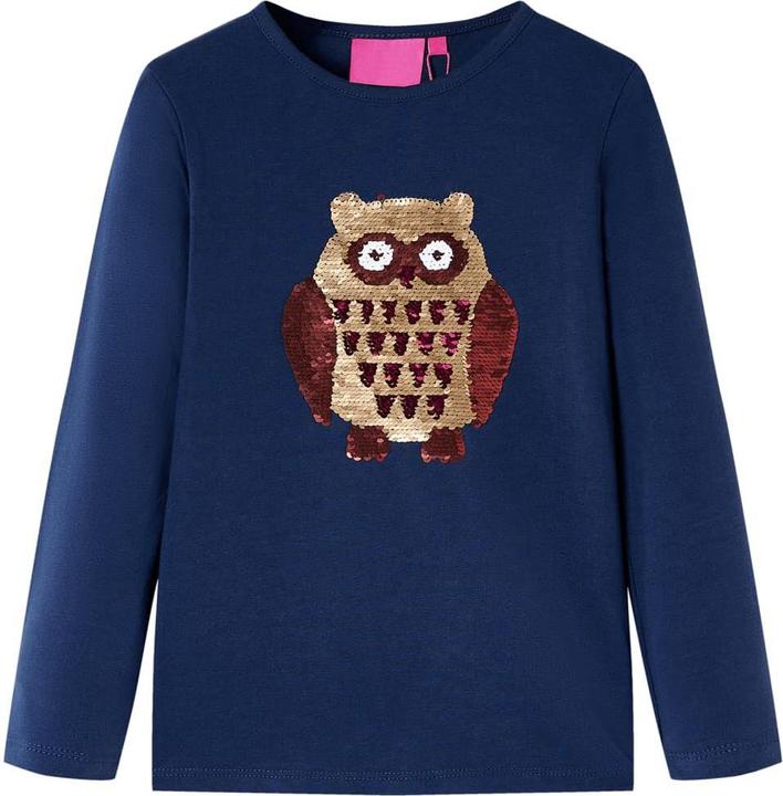 Immagine prodotto VidaXL Camicia da bambino a maniche lunghe blu navy 92,Materiale: 95 % cotone (92)