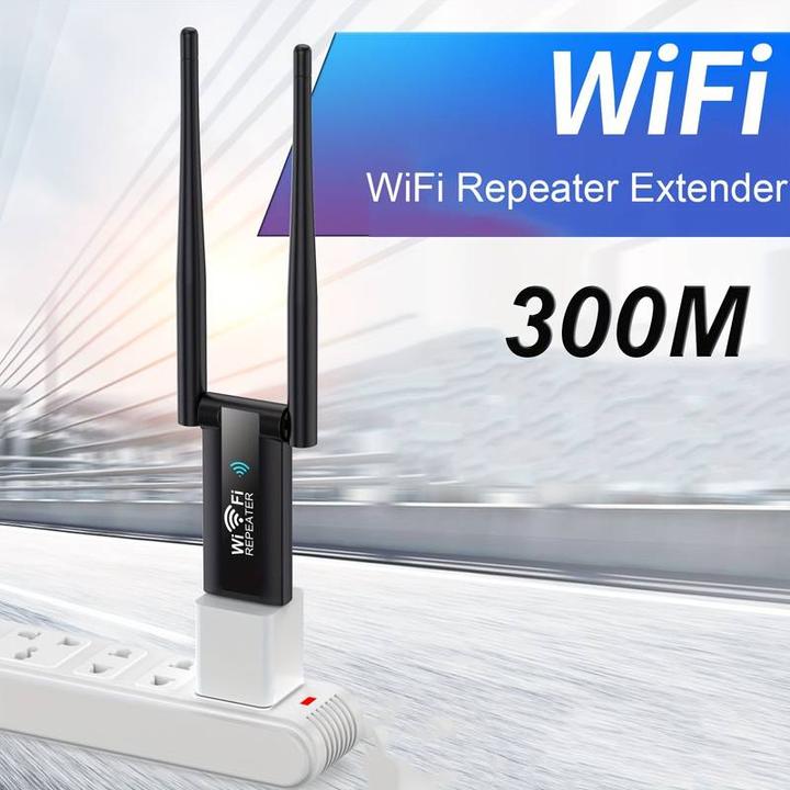 Immagine prodotto PhoneLook Ripetitore USB Wi-Fi Wireless 2.4G 300Mbps con amplificatore di segnale (300m) Booster (300 Mbit/s)