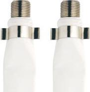 Actual product image Bandridge F-coupling to F-coupling as window feed-through for coaxial cable (antenna cable) (75 dB, Antenna cable)