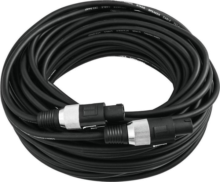 Produktbild Omnitronic Lautsprecherkabel Speaker 2x2,5 20m sw (20 m, 5 mm²)