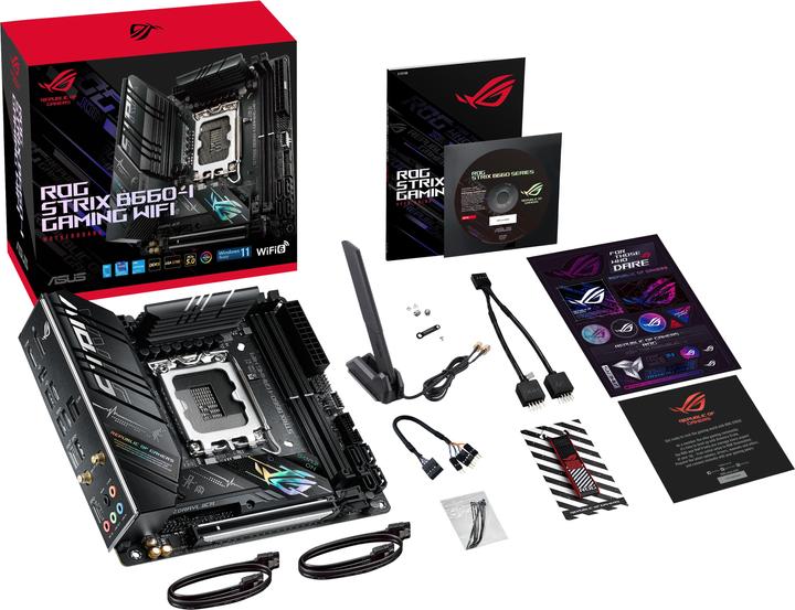 Produktbild ASUS ROG STRIX B660-I GAMING WIFI (LGA 1700, Intel B660, Mini-ITX)