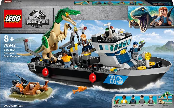 Produktbild LEGO Flucht des Baryonyx (76942, LEGO Jurassic World)