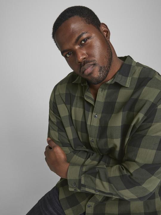Actual product image Jack & Jones Check Plus Size Shirt (XXL)
