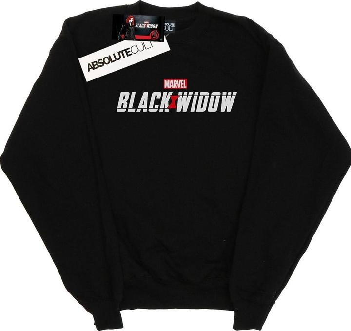 Actual product image Boys Black Widow Movie Logo Sweatshirt (152, 158)