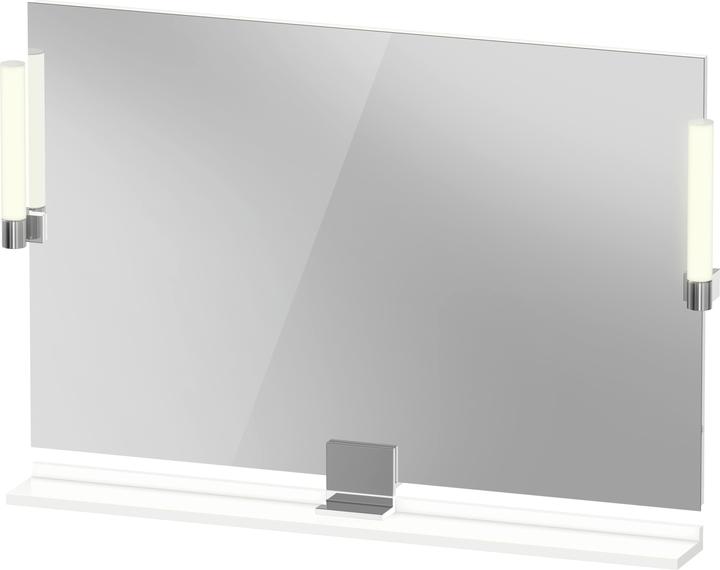 Produktbild Duravit Sivida Spiegel, chrom, 1050x36x650mm, Aufsatzleuchte, Sensorschalter, Netzanschluss