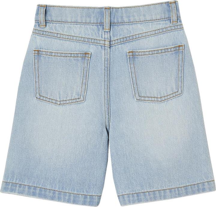 Image du produit Vertbaudet Mädchen Jeans-Shorts mit gestickten Blumen (92)