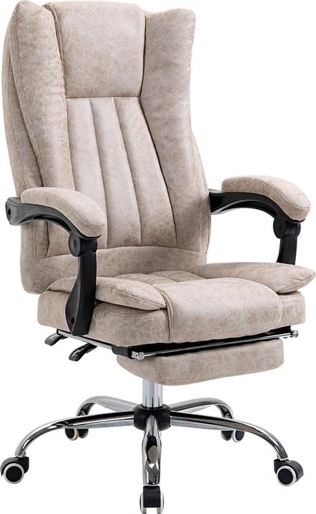 Vinsetto Bürosessel mit Wippfunktion, ergonomisch, Kunstleder