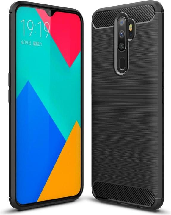 Immagine prodotto Screenguard Oppo A5 2020 Custodia Carbon Brushed Soft TPU (Oppo A5 (2020))
