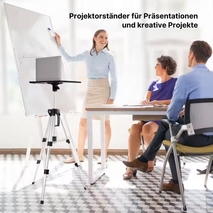 Produktbild Hermex Projektorständer Beamerhalterung Teleskopstativ Laptopständer (Standfuss)