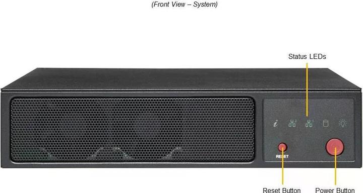 Produktbild Supermicro Barebone IoT SuperServer SYS-E200-12A-4C