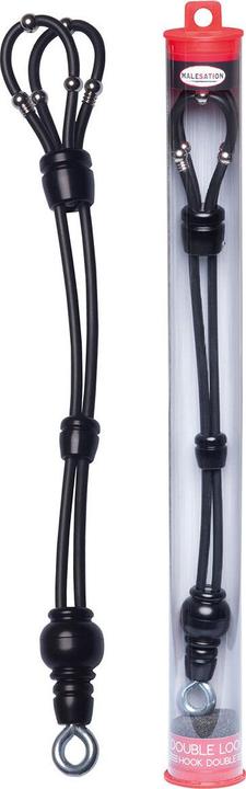 Image du produit Malesation Double Loop Hook double noir (0.50 cm)