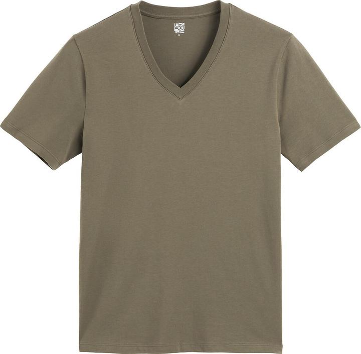 Image du produit La Redoute Collections T-shirt avec col en V (L)