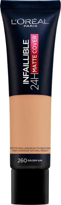 L'Oréal Paris INFAILLIBLE 24H matte cover foundation #260-golden sun