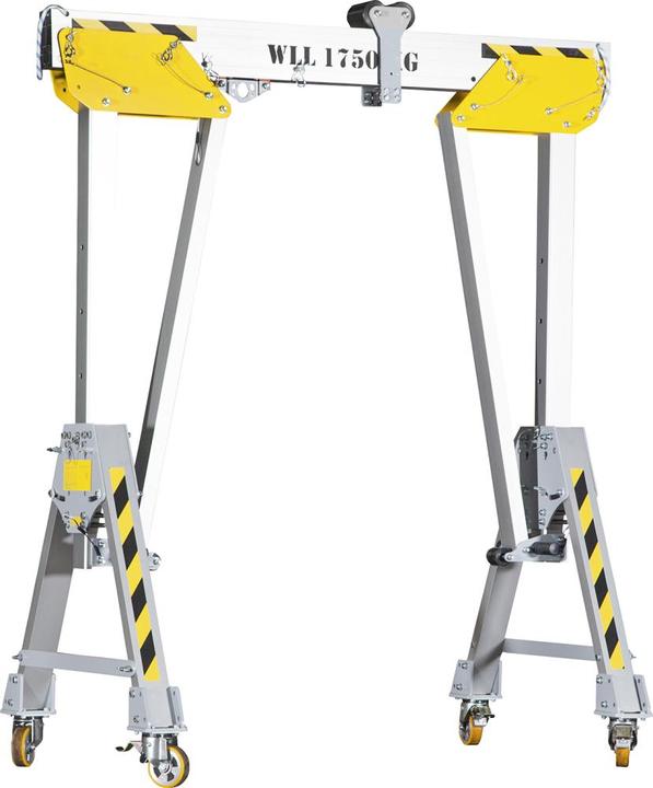 Image du produit Planeta Portique en aluminium RLPK, hauteur h.t. 1864 - 2464 mm, largeur 7000 mm.