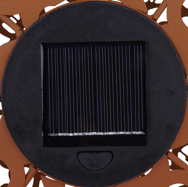 Produktbild Globo Solarleuchte Metall Rostfarben, 1xled (IP44)