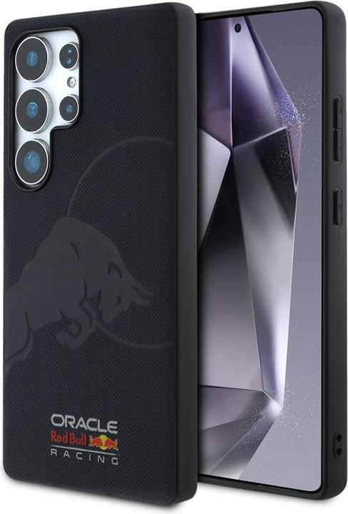 Produktbild Red Bull Leather Meshed Debossed Bull MagSafe Case for Samsung Galaxy S25 Ultra Navy Blue (Samsung Galaxy S25 Ultra)