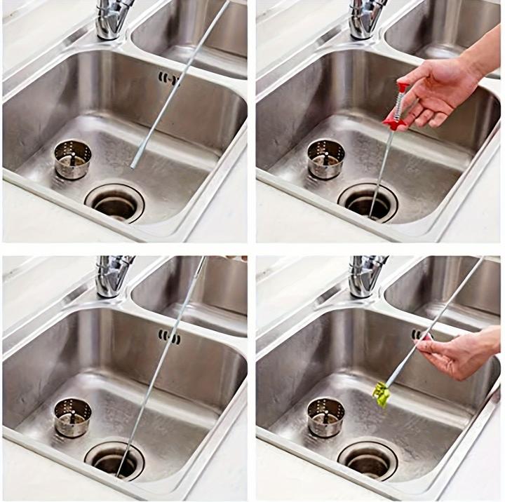 Actual product image PhoneLook Flexibles Reinigungswerkzeug für Abfluss mit Greifarm zur Verstopfungsbeseitigung (160 cm)