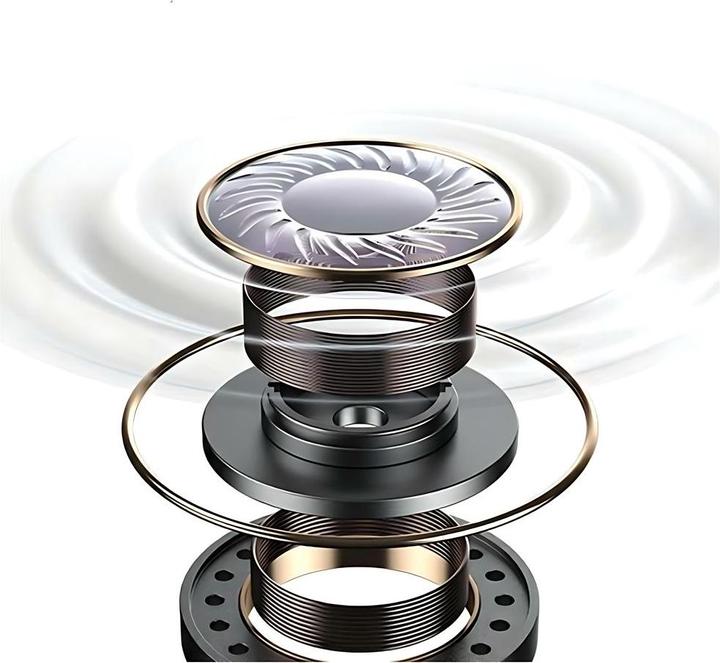 Actual product image Usams Słuchawki Bluetooth 5.3 TWS TD Series bezprzewodowe różowy/pink BHUTD03 (TD22) (5 h, Wireless)