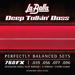 Actual product image La Bella 760FX Flatwound 039/096