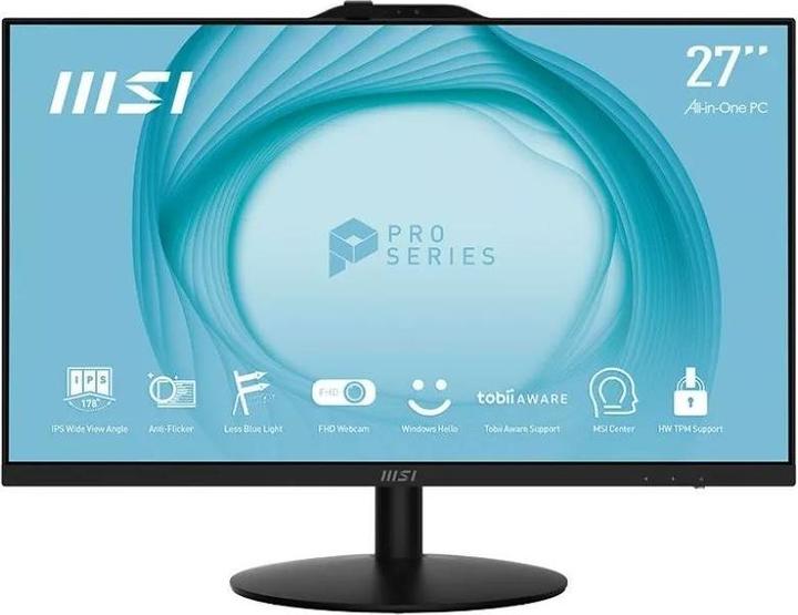 Actual product image MSI AIO PRO AP272P 14M-495EU i7-14700 27 IPS LED FHD Non-Touch Anti-Glare 16GB SSD1TB M.2 AX211 WiF (Intel Core i7-14700, 16 GB, 1000 GB, Intel Iris Graphics)