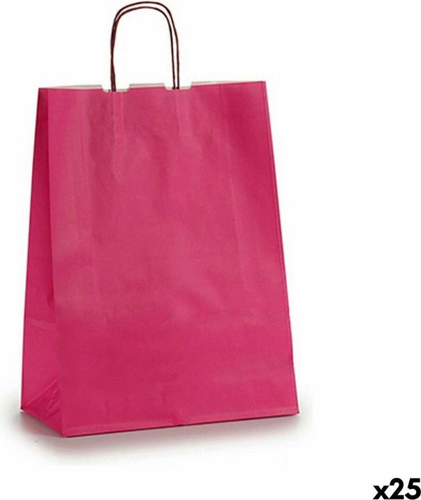 Image du produit Pincello Papiertaschen 12 x 52 x 32 cm Rosa (25 Stück) (Pochette cadeau, 25 x)