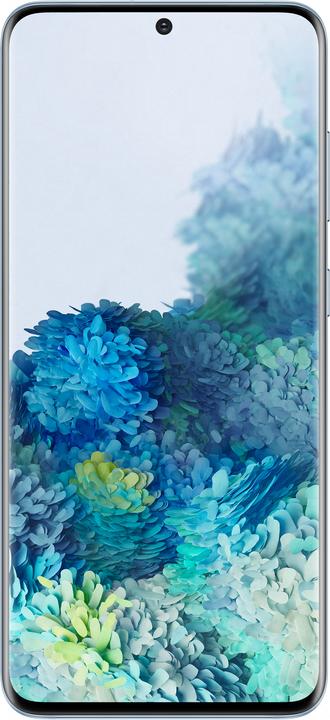 Actual product image Samsung Galaxy S20 5G (128 GB, Cloud Blue, 6.20", Hybrid Dual SIM + eSIM, 64 Mpx, 5G)