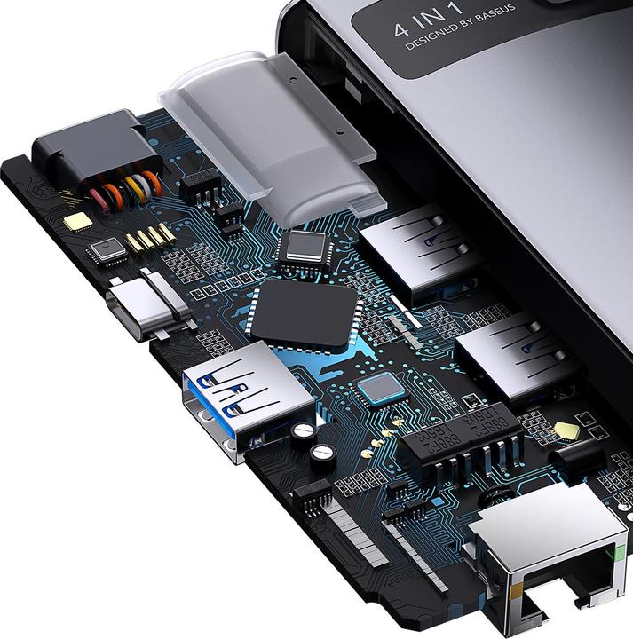 Actual product image Baseus WKWG070113 (USB-C, 4 Ports)