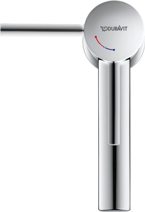 Actual product image Duravit Circle single-lever basin mixer M FreshStart, without pop-up waste, 117 mm projection, chrom