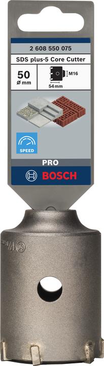 Produktbild Bosch Professional Zubehör PRO SDS plus-5 Core Cutter, 50 x 50 x 72 mm (50 Millimeter)