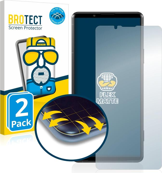 Image du produit BROTECT Protection d'écran Full-Cover Mat (2 pièce(s), Sony Xperia Pro-I)