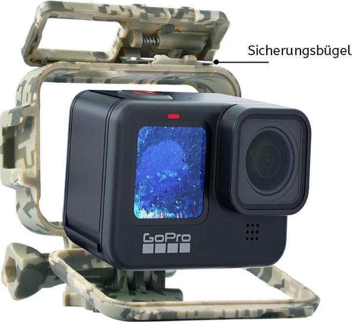 Image du produit Ueli Express Support camouflage Extreme GoPro Hero 12 / 11 / 10 / 9 (Hero 11 Noir, Hero 9 Noir, Hero 13 Noir, Hero 10 Noir, Hero 12 Noir)