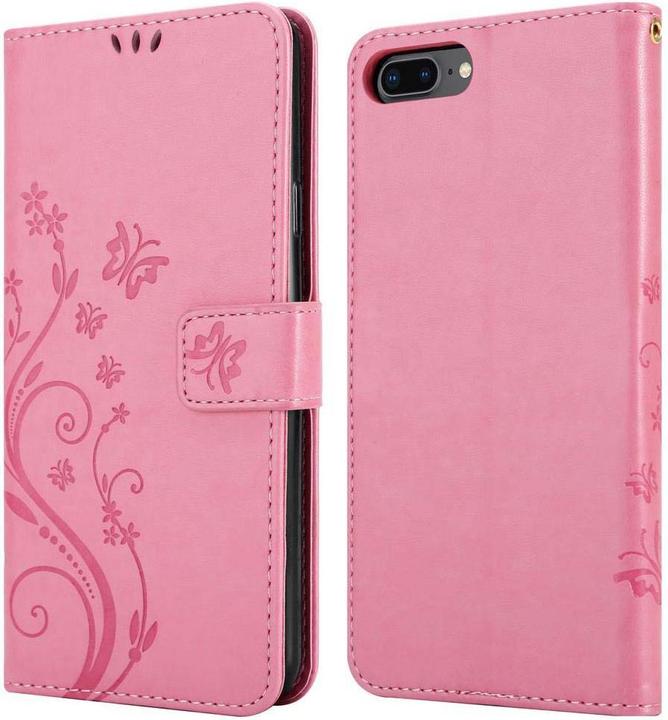 Produktbild Cadorabo Flower Book Cover (Apple iPhone 7s Plus, Apple iPhone 7 Plus)