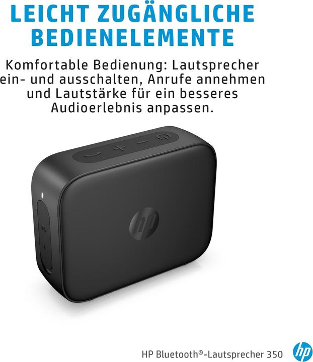 Produktbild HP Bluetooth-Lautsprecher 350 () (25 h, Batteriebetrieb)