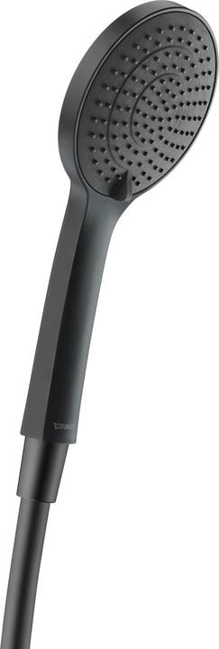 Actual product image Duravit Hand shower 110, 3 jet black matt (3 Beam types, 14 l/min)