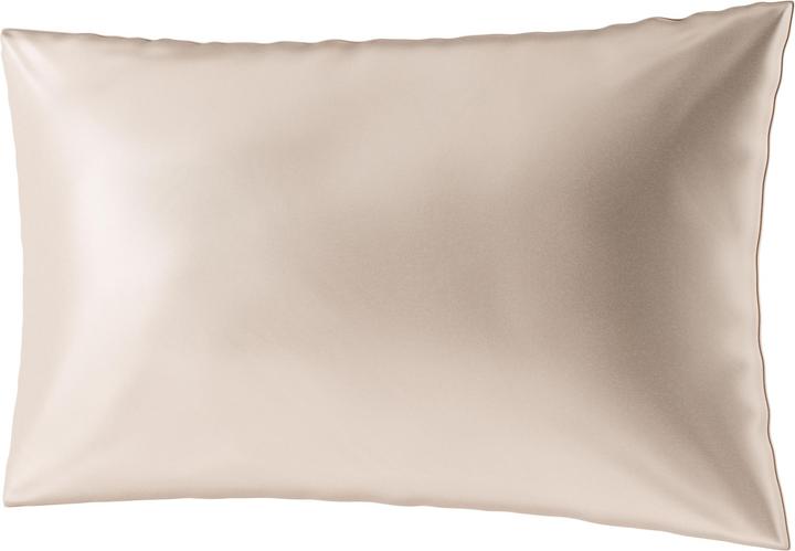 Ailoria BEAUTY SLEEP Federa di seta con cerniera (65x100) (beige) (Copricuscino, 100 x 65 cm)