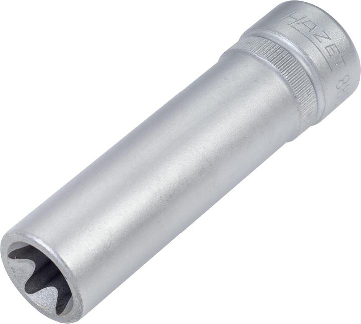 Actual product image HAZET Socket ∙ TORX 880LG-E14 ∙ Square, hollow 10 mm (3/8 inch) ∙ Outside TORX profile ∙ E14