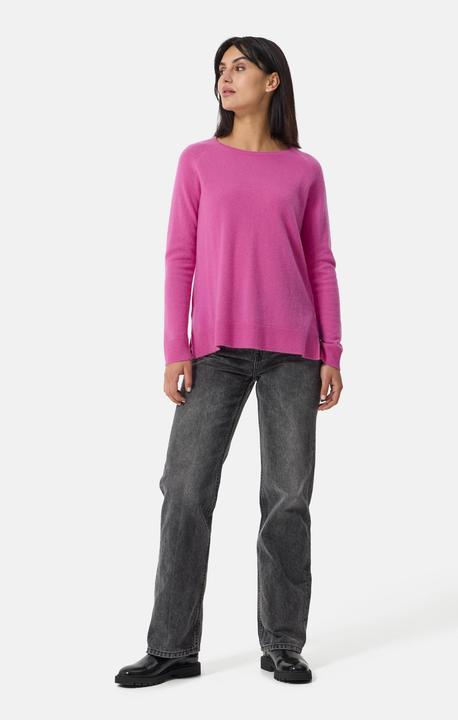 Immagine prodotto Cash-Mere Kaschmir Rundhals Pullover mit Seitenschlitzen (XS)