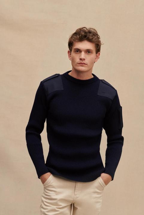 Produktbild Le Minor Pullover mit Rundhalsausschnitt für Offiziere (S)
