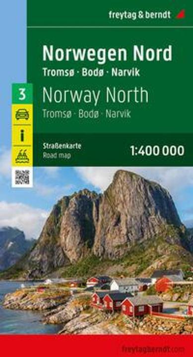 Image du produit Norvège Nord, carte routière 1:400.000, freytag & berndt