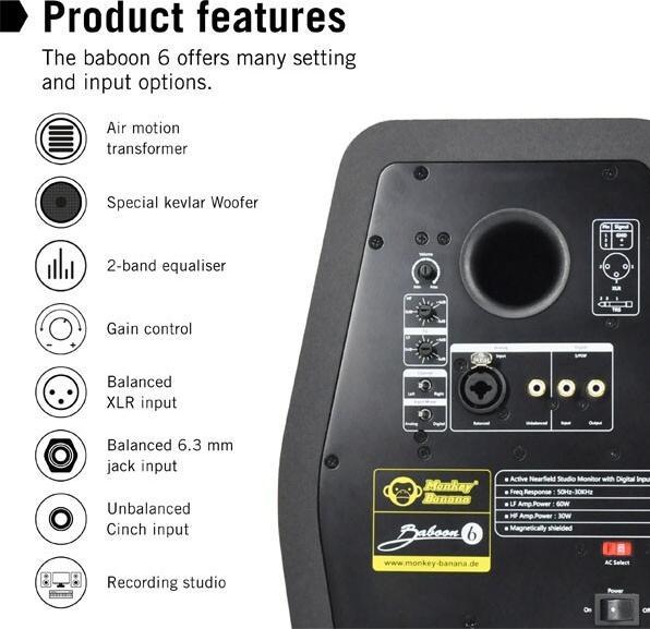 Actual product image Monkey Banana Baboon 6 (Active, 1 pc., 1x 80 W)