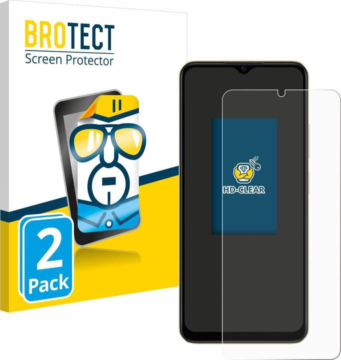 Productafbeelding BROTECT Schermbeschermer Clear (2 Stuk, Oppo A38)