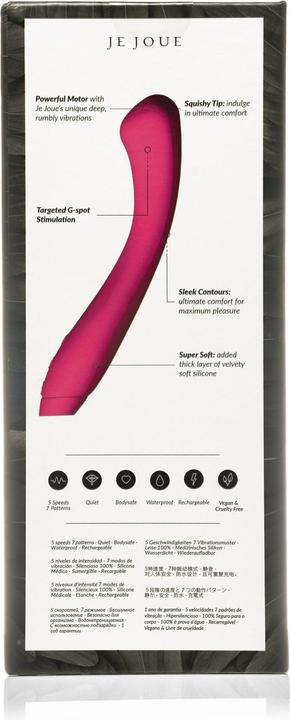 Actual product image Je Joue Juno G-Spot Vibrator Fuchsia