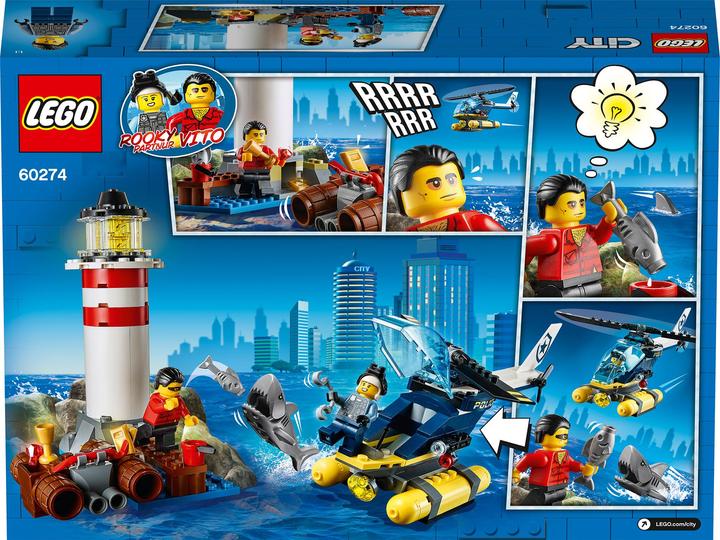 Actual product image LEGO City arrest at the lighthouse (60274, LEGO City)