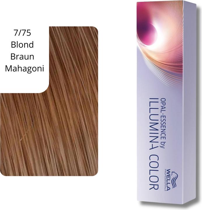 Image du produit Wella Illumina Color - 7/75 blond moyen brun acajou (7, 75 blond brun acajou)