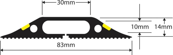 Produktbild Steffen Aufbodenkanal (Kabelbrücke, 180 cm)